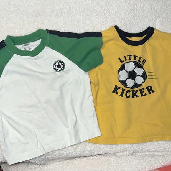 7 pc SET LOT GYMBOREE ⚽️ Little Kicker boy tops shorts sunglasses size 3T - Picture 3 of 17